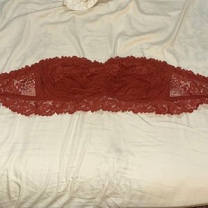 Burnt orange wireless bra